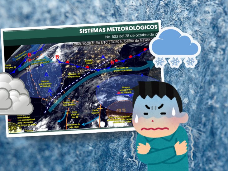 Frente Frío y Onda Tropical 28: Llegan las heladas ¿a qué estados de México estarían afectando?