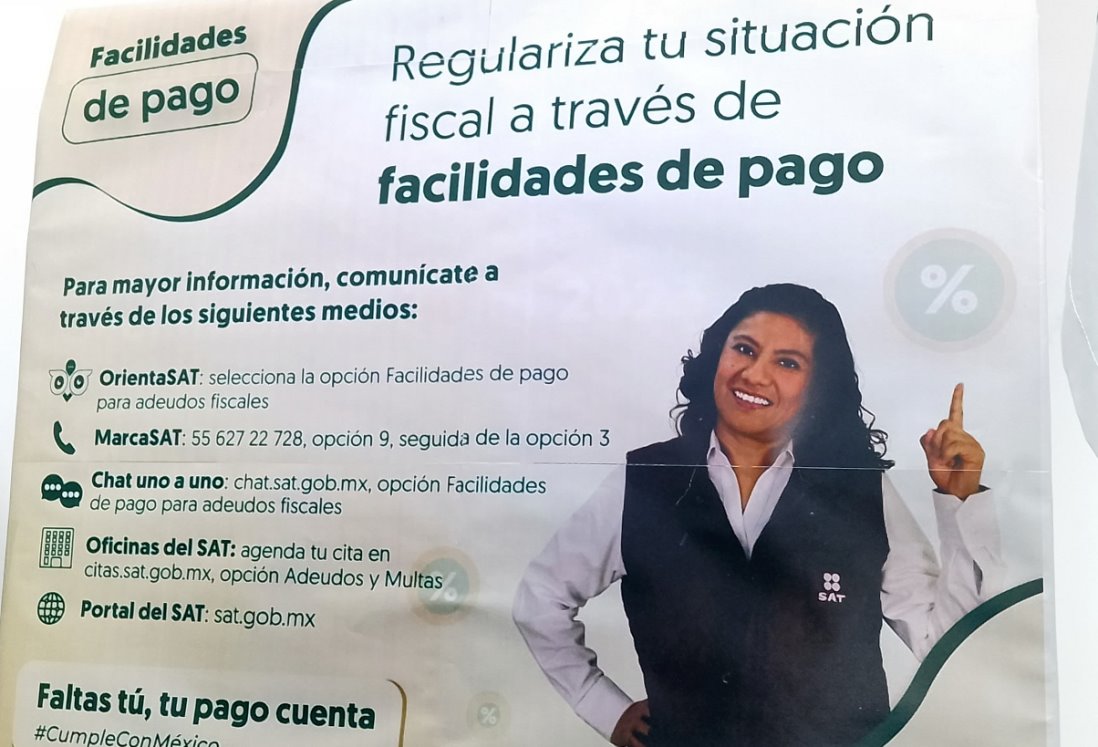 SAT lanza campaña de regularización para contribuyentes con adeudos en Veracruz