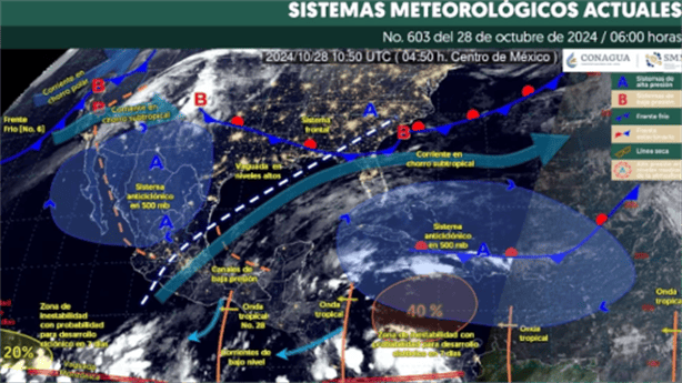 Frente Frío y Onda Tropical 28: Llegan las heladas ¿a qué estados de México estarían afectando?