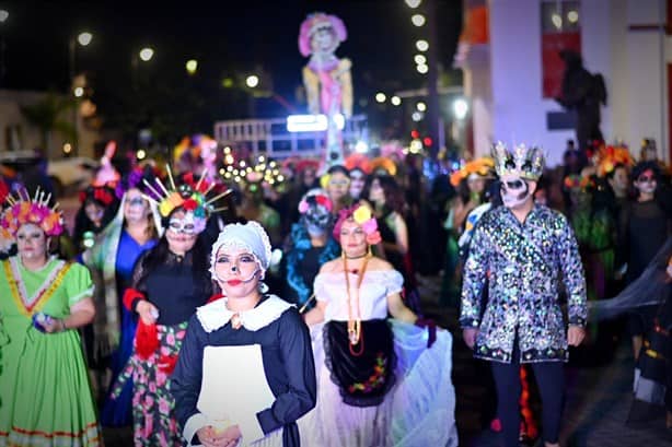 Todo un éxito las actividades realizadas este fin de semana por el Día de Muertos en el Puerto de Veracruz