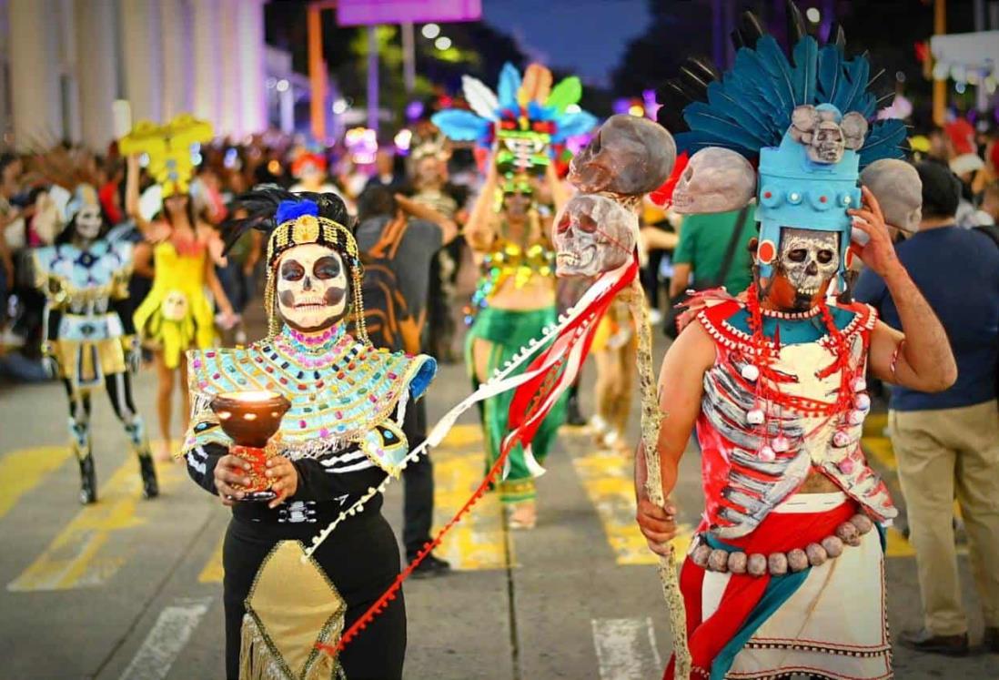 Todo un éxito las actividades realizadas este fin de semana por el Día de Muertos en el Puerto de Veracruz