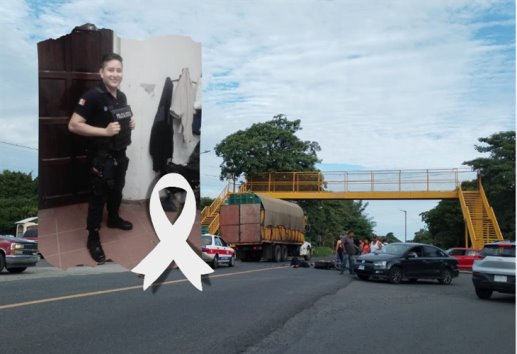 Tras accidente de moto, joven policía fallece en Vega de Alatorre; tenía 26 años