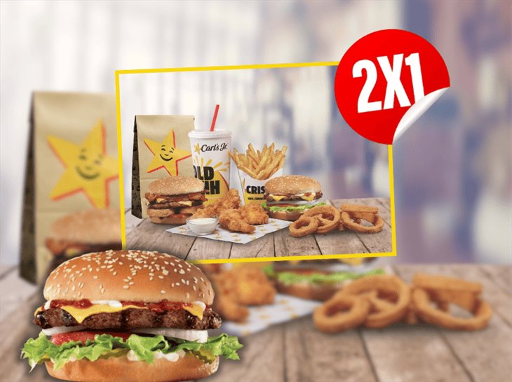 Carls Jr lanza hamburguesas al 2x1, estas son las ciudades donde aplica