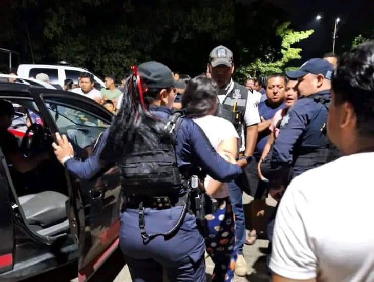 Pareja que agredió a mujer por una tablet en Cosoleacaque, son dejados en libertad