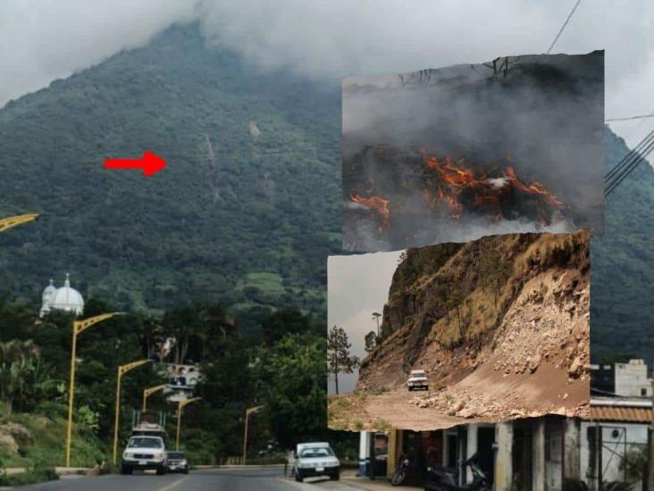 Deforestación e incendios, clave en deslaves y deslizamientos en zona centro de Veracruz