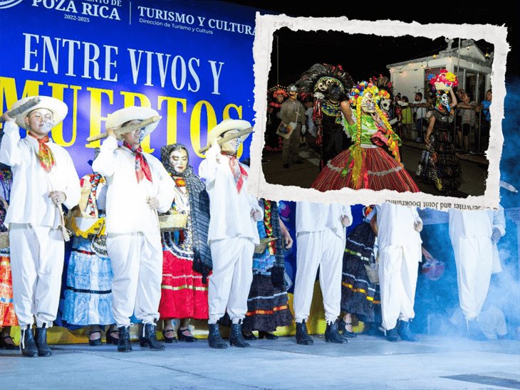 Con un toque de tradición totonaca, realizan festival “Entre Vivos y Muertos” en Poza Rica