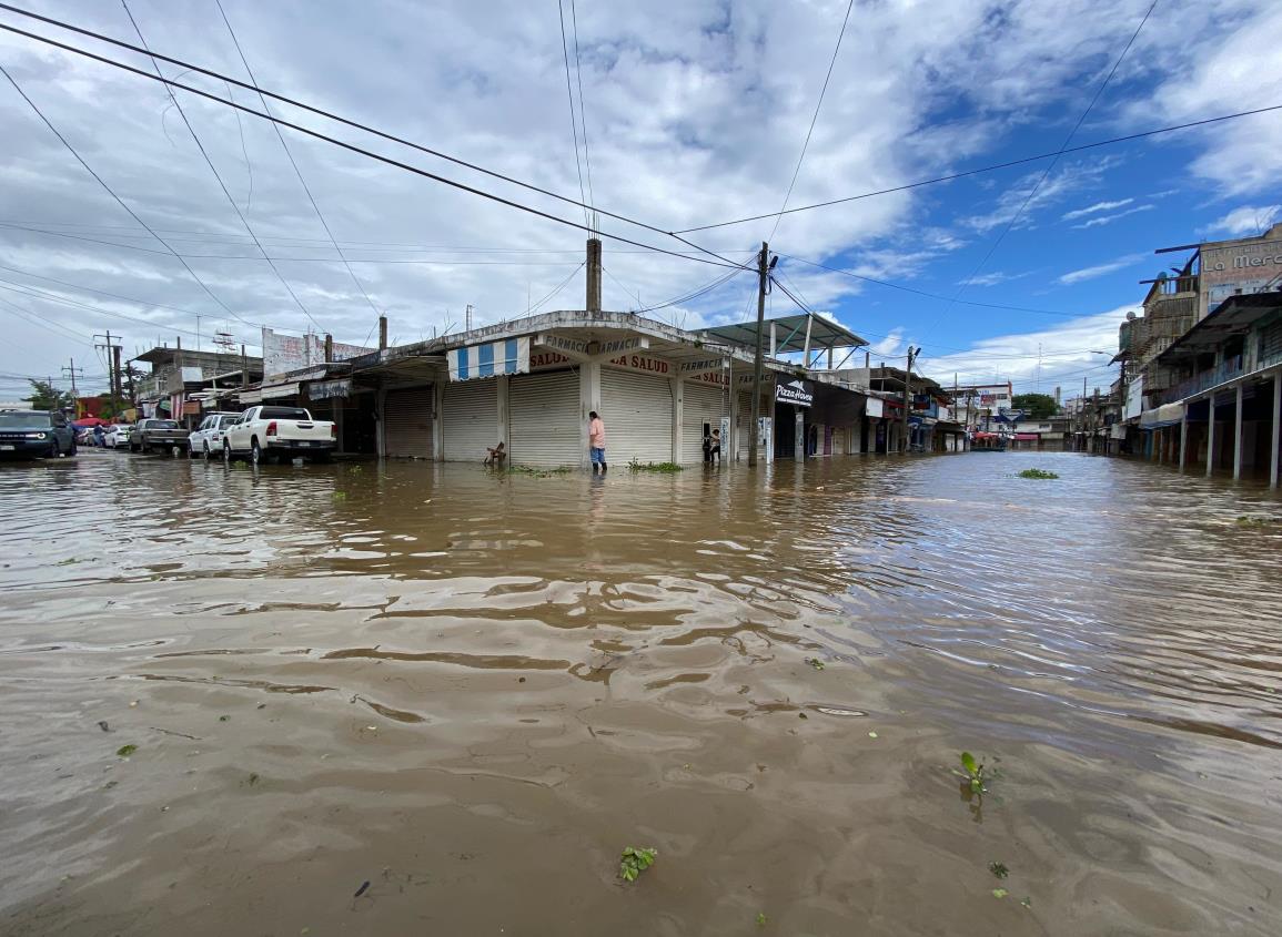 Ríos Coatzacoalcos y Papaloapan aún están desbordados; Conagua actualiza comportamiento de los afluentes