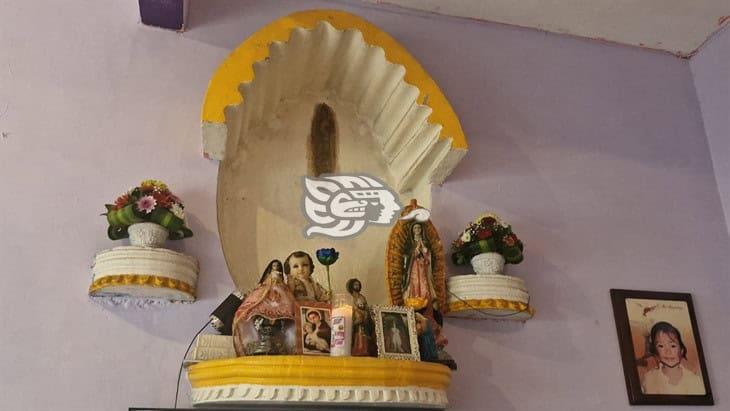 ¡Un milagro! Aparece imagen de San Judas Tadeo en una vivienda de Xalapa