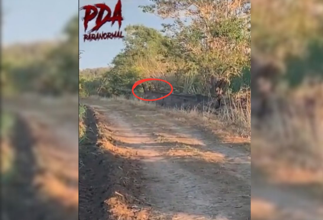 Captan en VIDEO a supuesto chaneque en Veracruz