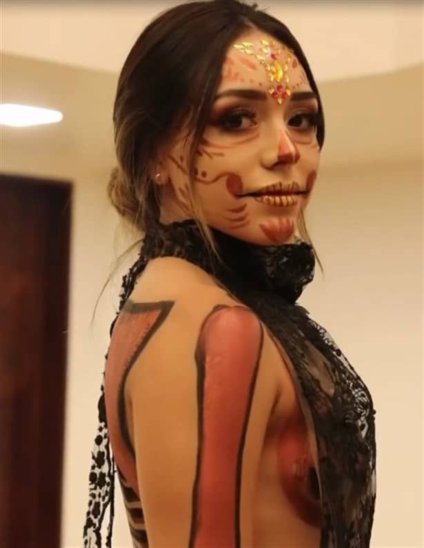 Exatlón México: Daniela Reza rompe las redes sociales con maquillaje de catrina | VIDEO