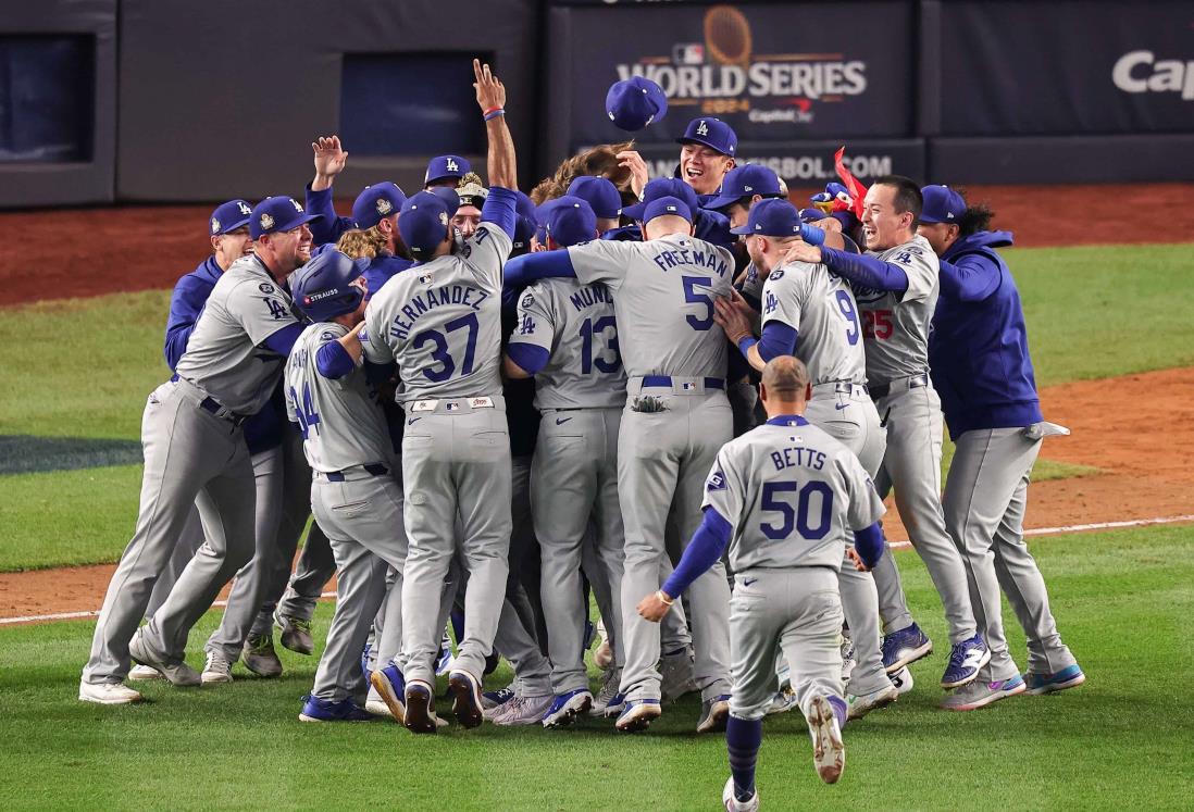 Se corona Dodgers en la Serie Mundial 2024