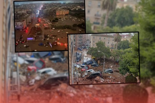 Inundaciones dejan devastación en Valencia, España por fenómeno Dana; hay más de 60 muertos