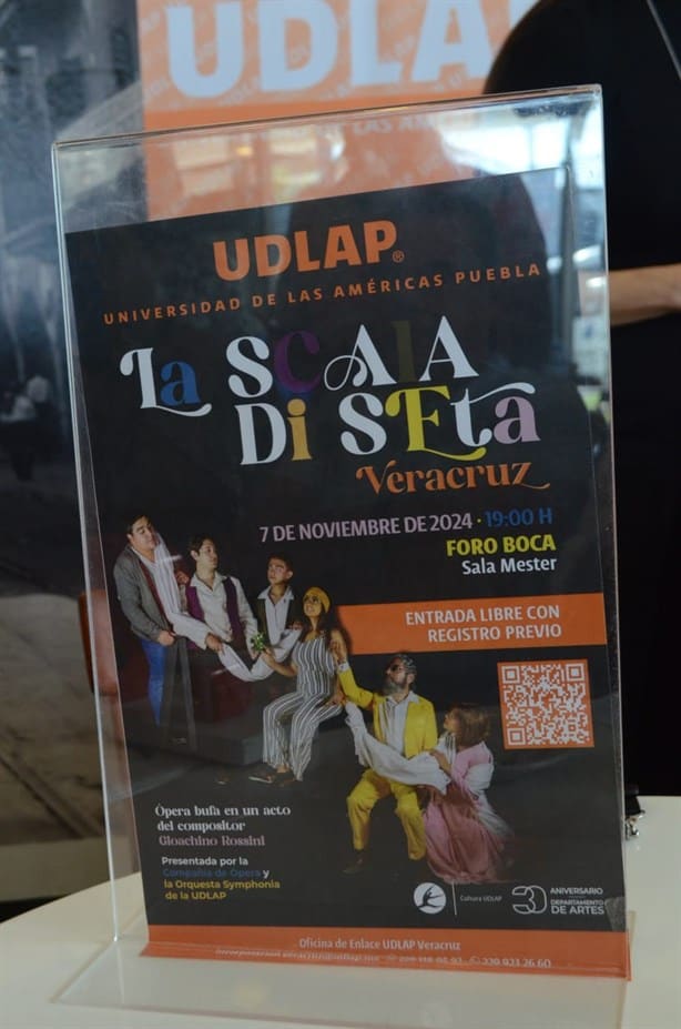 Ópera "La Scala di seta" se presentará en el Foro Boca