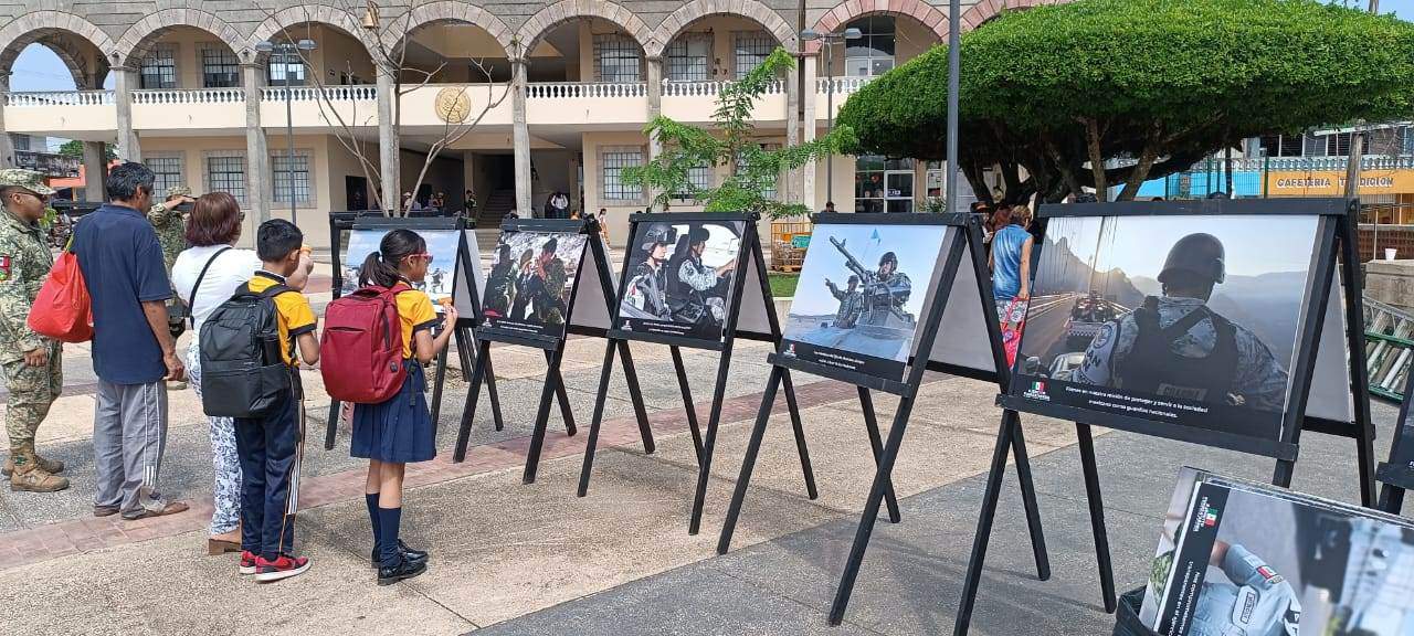 SEDENA realiza exposición fotográfica de las tareas que realiza en apoyo a la sociedad | VIDEO