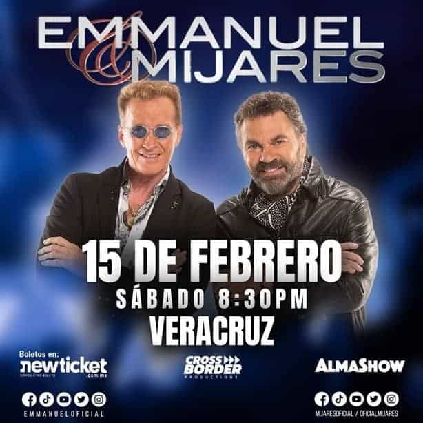 ¿Emmanuel y Mijares darán un concierto en Veracruz? Esto sabemos