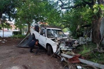 Vehículo a alta velocidad choca sobre avenida Ejército Mexicano de Veracruz