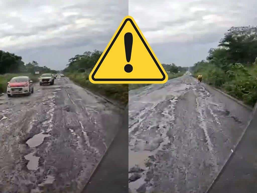 Dedican un minuto de silencio por terribles condiciones de la carretera Veracruz-Coatzacoalcos l VIDEO