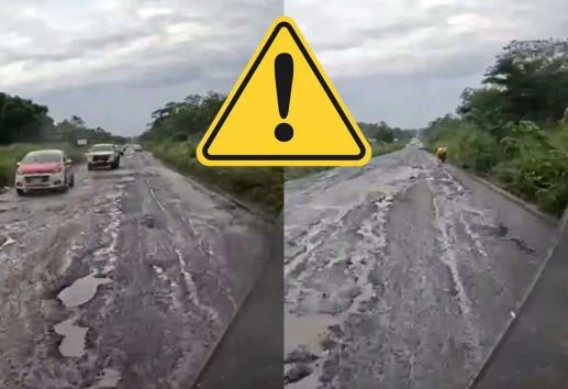 Dedican un minuto de silencio por terribles condiciones de la carretera Veracruz-Coatzacoalcos l VIDEO

