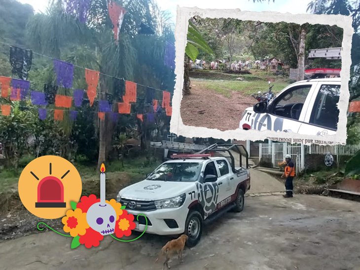 Alistan operativo de seguridad para festejos del Día de Muertos en Ixtaczoquitlán