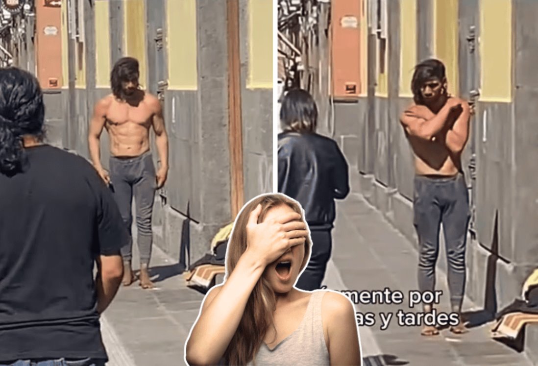 Vagabundo fitness enciende las redes: "Un bañito y me lo quedo" | VIDEO