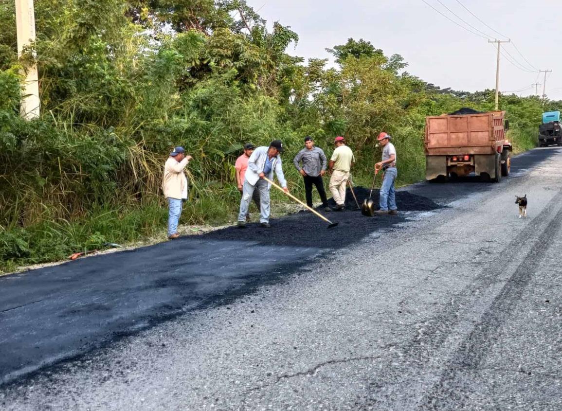 Rehabilitan tramo de la carretera Nanchital-Las Choapas | VIDEO