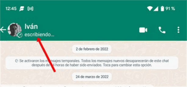 WhatsApp despide a la frase escribiendo será sustituida con esta acción