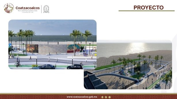 Malecón de Coatzacoalcos: en esta fecha finaliza la nueva plaza ¡tendrá muro para escalar!