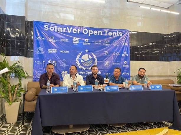 Presentan SolarVer Open Tenis en Boca del Río