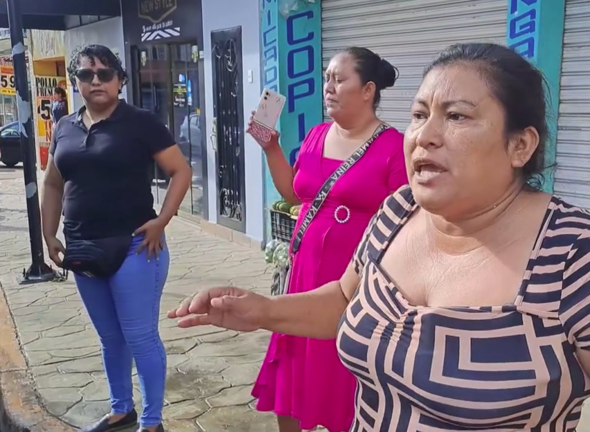 Comerciantes ambulantes exigen diálogo con la alcaldesa tras operativo de desalojo