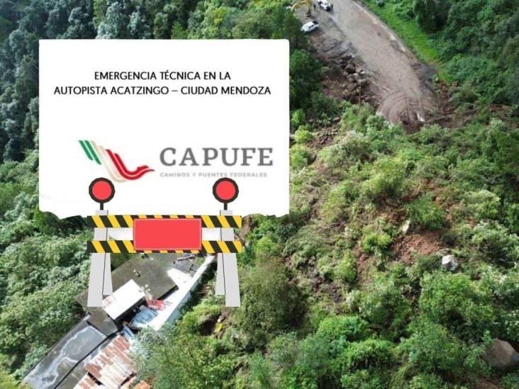 Este es el plan de Capufe para reabrir la circulación tras derrumbe en autopista Orizaba-Puebla