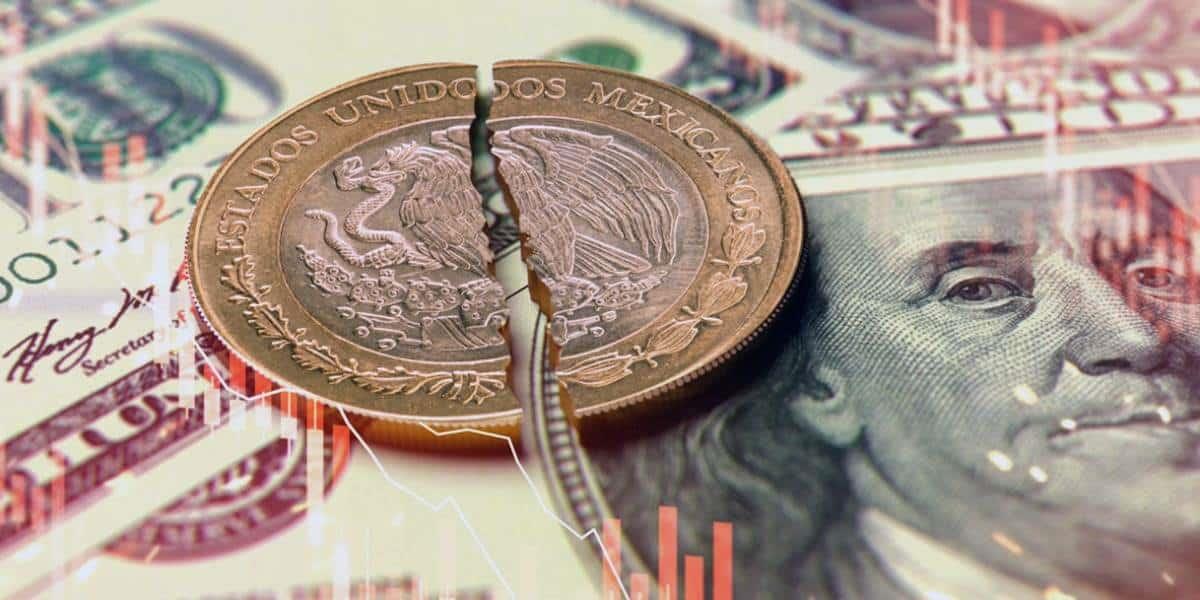 Se deprecia el peso mexicano contra al dólar