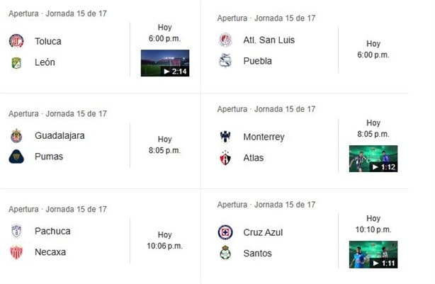 Liga MX: ¿Dónde y a qué hora ver todos los partidos de este sábado 2 de noviembre?