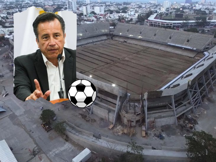 Tras remodelación del Pirata Fuente, volverá fútbol profesional a Veracruz: Cuitláhuac García