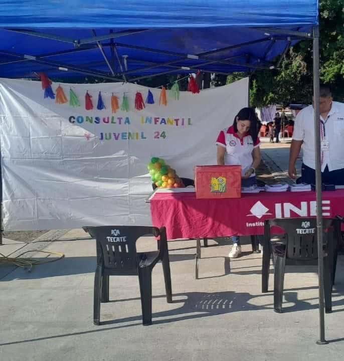 Realizan la Consulta Infantil y Juvenil 2024 del INE en Veracruz