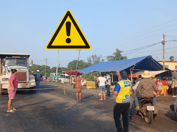 Bloquean carretera Xalapa-Veracruz; ¿qué exigen pobladores? 