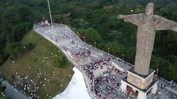 Imagen del Cristo Redentor de Tihuatlán cumple 17 años