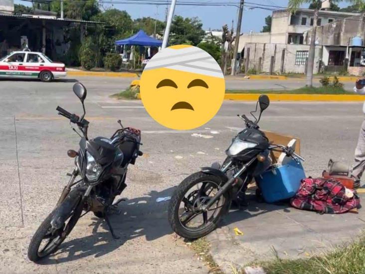 Choque de motocicletas en Martínez de la Torre deja 3 heridos