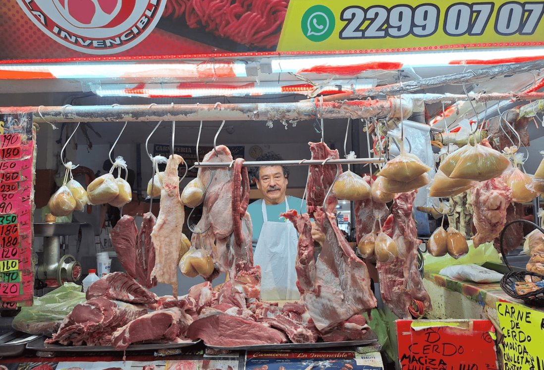 Venta de carne incrementó 20% en los mercados de Veracruz por Día de Muertos