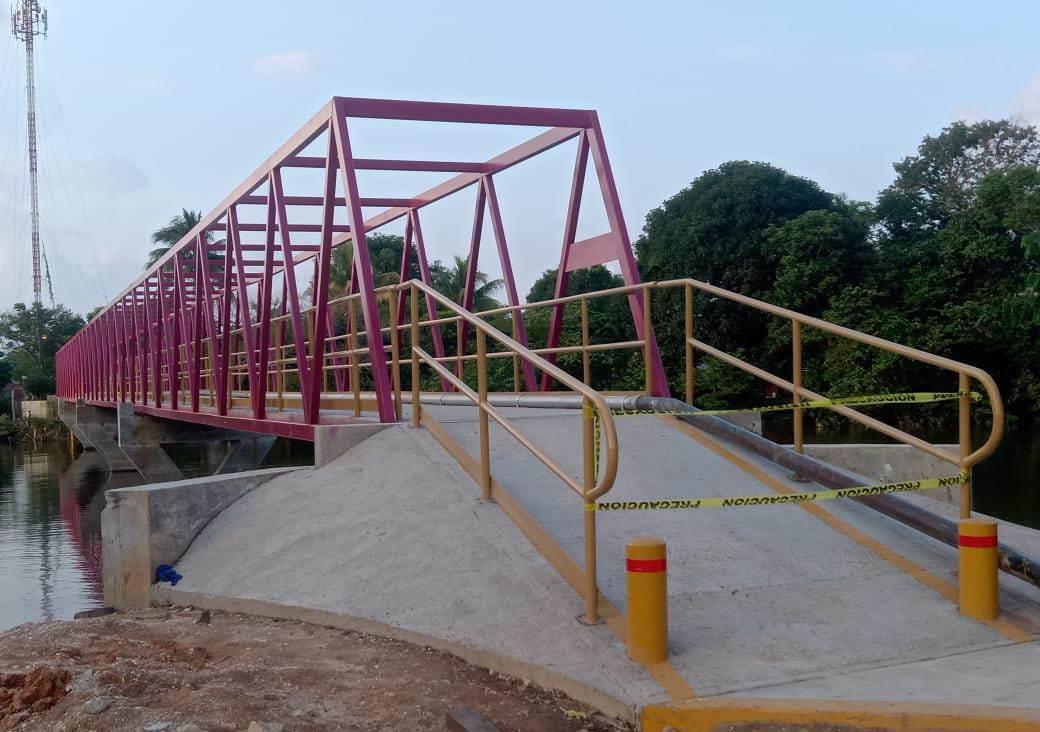 Listo el puente peatonal en La Concepción 