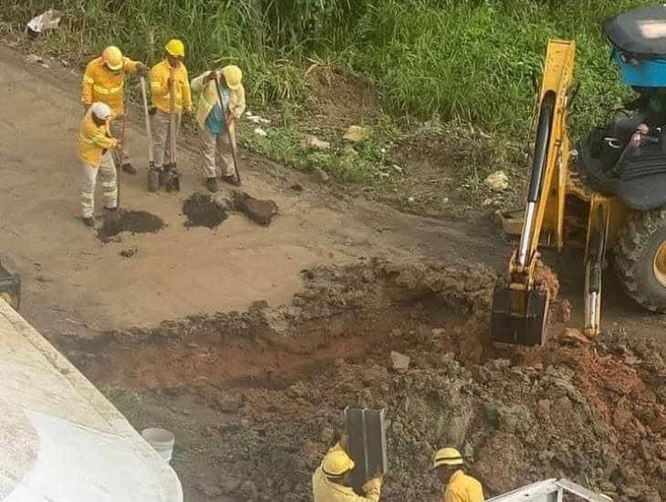 Clausura Capufe acceso a la autopista en Jaltipan