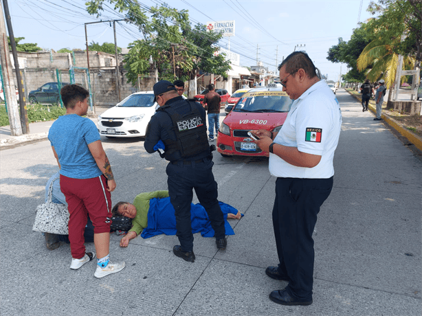 Atropellan a señora de 70 años en la avenida J.B. Lobos de Veracruz