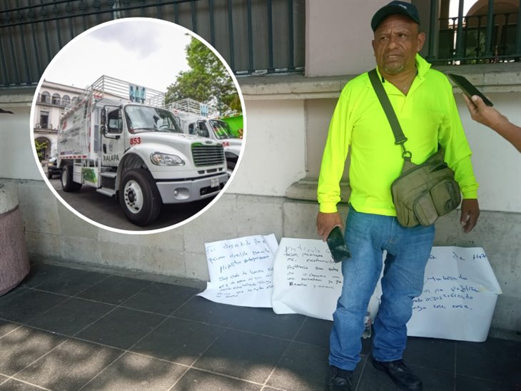 Ex trabajador de Limpia Pública de Xalapa exige reinstalación, fue despedido sin razón desde 2020 (+VIDEO)