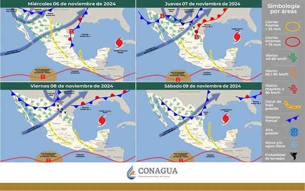 Frente frío 8: ¿cuándo entra y qué estados serán afectados?