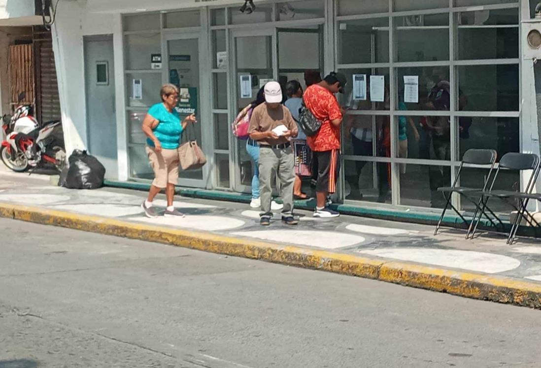 Operativo para pago de la Pensión del Bienestar de Adultos Mayores fue muy fluido en Veracruz