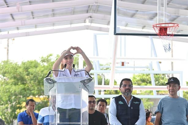 Inaugura Paty Lobeira la rehabilitación integral de la Unidad Deportiva Antorcha en Reserva Tarimoya IV