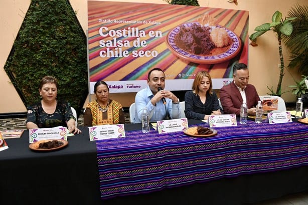 Xalapa se une al Día de la Gastronomía Mexicana con la costilla en salsa de chile seco