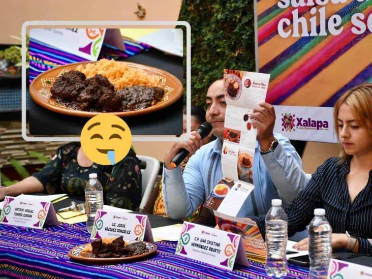 Xalapa se une al Día de la Gastronomía Mexicana con la costilla en salsa de chile seco