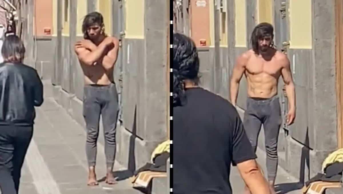 Así se ve sin barba el vagabundo fitness que se hizo viral en Puebla y es de Veracruz