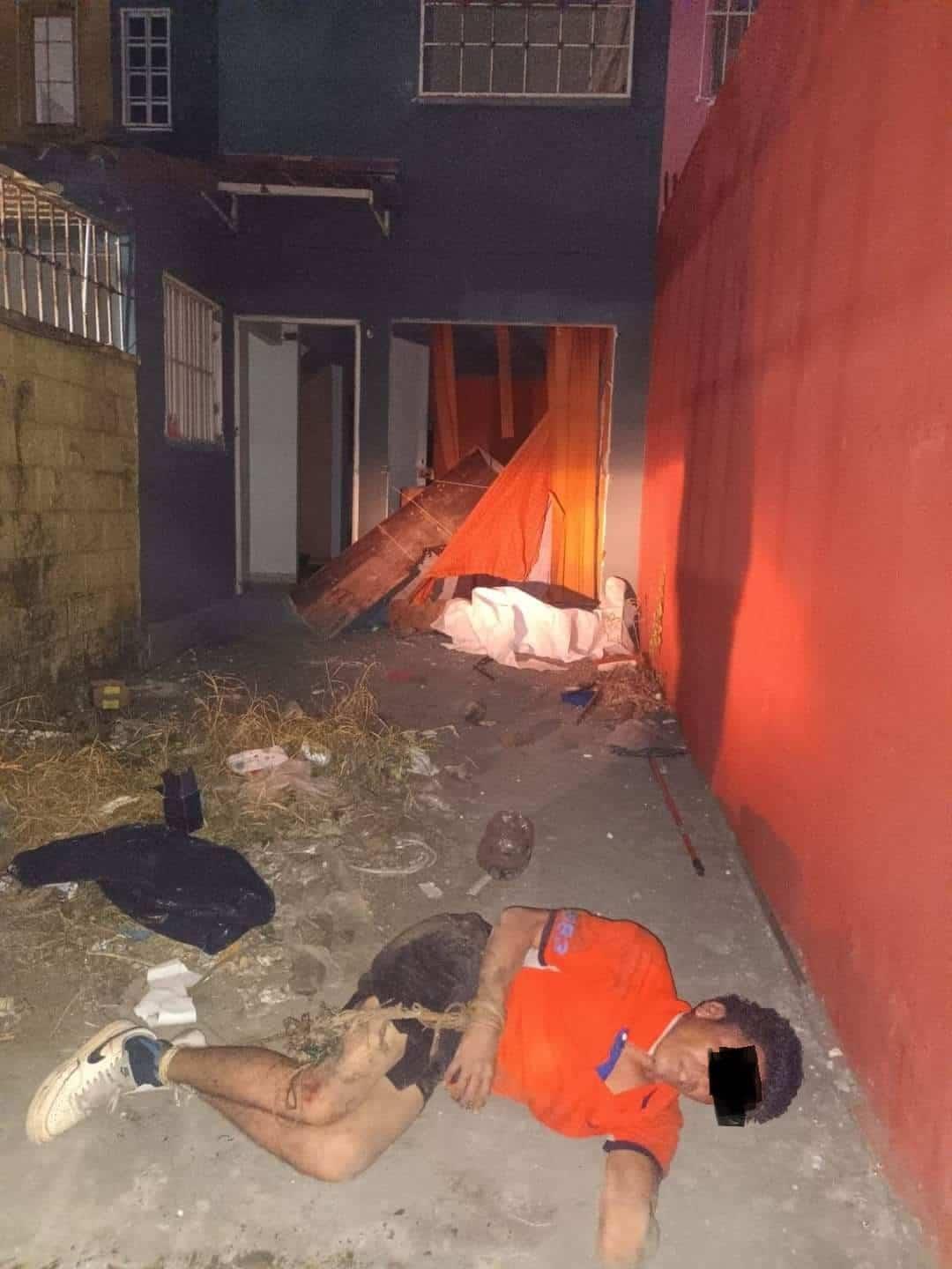 Golpean a hombre por presuntamente meterse a robar a una casa en Veracruz