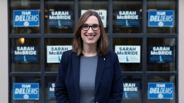 Ella es Sarah McBride, la primera mujer trans en el Congreso de Estados Unidos